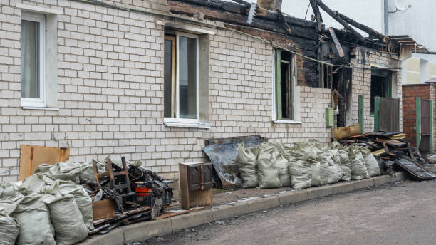 Professional Soot Cleanup technician working in Balm, FL